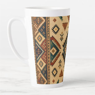 Latte Tasse à café à motif géométrique tribal boho Rus