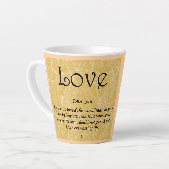Latte tasse à café-Amour 3;16 (Angle gauche)