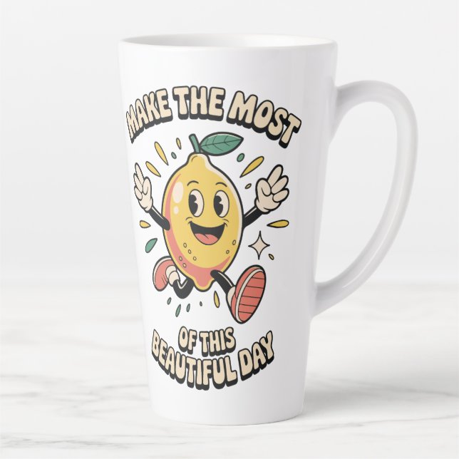 Latte Tasse à café au citron - Profitez au maximum (Droite)