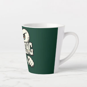 Latte Tasse à café drôle "JE VOUS REGARDE" aux yeux rétr