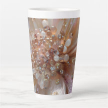 Tasse à café élégante avec design floral inspiré d