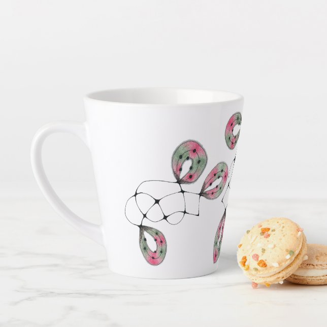 Latte Tasse à café 'Été Enjoué' (En situation)