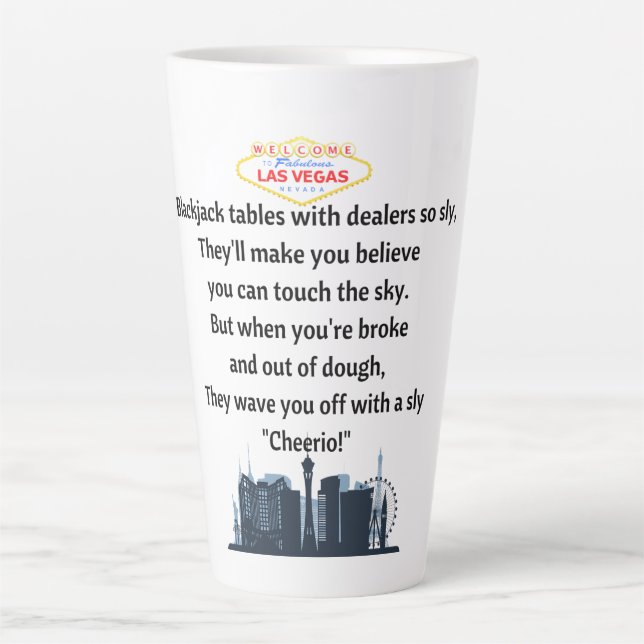 Latte Tasse à café Las Vegas (Devant)