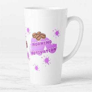 Latte Tasse à café Motivation du matin | Café Violet Mig
