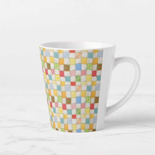 Latte Tasse à latté CRAZY QUILT (Droite)