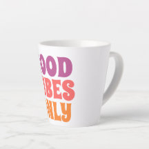 Tasse à typographie colorée et audacieuse – Café m
