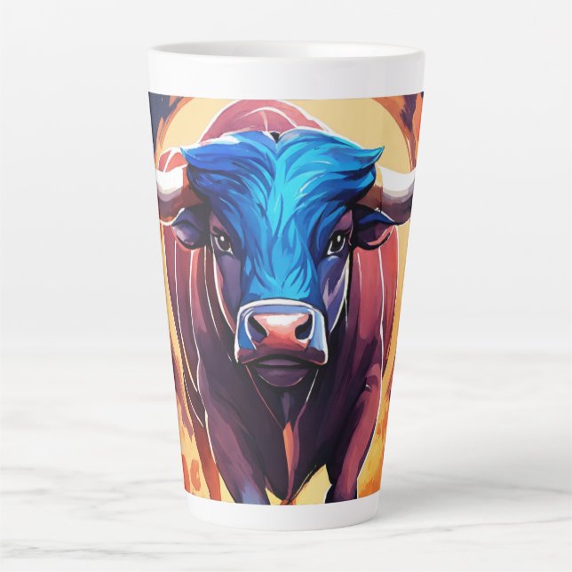 Latte Tasse Buffalo – Style Fort, Design Audacieux | TK_ (Devant)