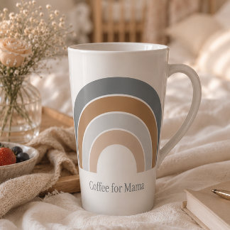Latte Tasse Café pour Maman Arc-en-ciel