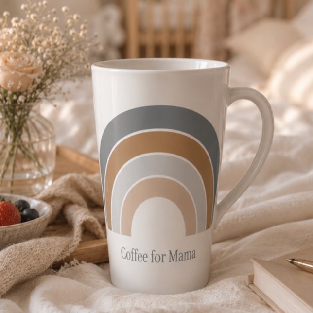 Latte Tasse Café pour Maman Arc-en-ciel (Créateur téléchargé)