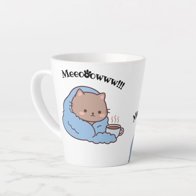 Latte Tasse Chat Mignon  (Angle gauche)