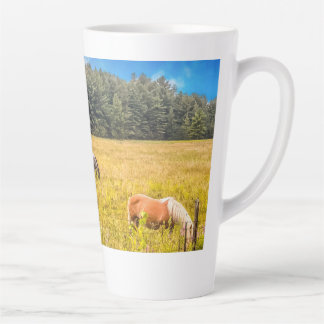 Latte Tasse Cheval