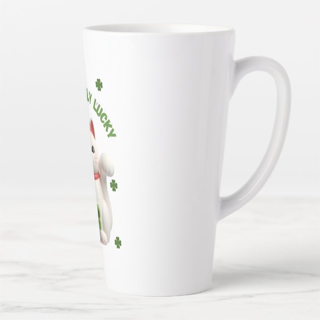 Latte Tasse classique personnalisée pour chat, 330 ml (Droite)