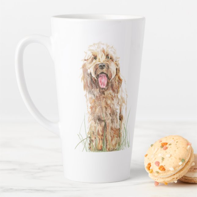 Latte Tasse Cockapoo, Cadeau pour amateur de chiens, Tas (En situation)