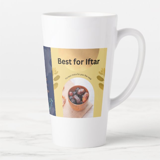 Latte Tasse Commencez Avec Bismillah | Tasse Iftar Ramad (Droite)