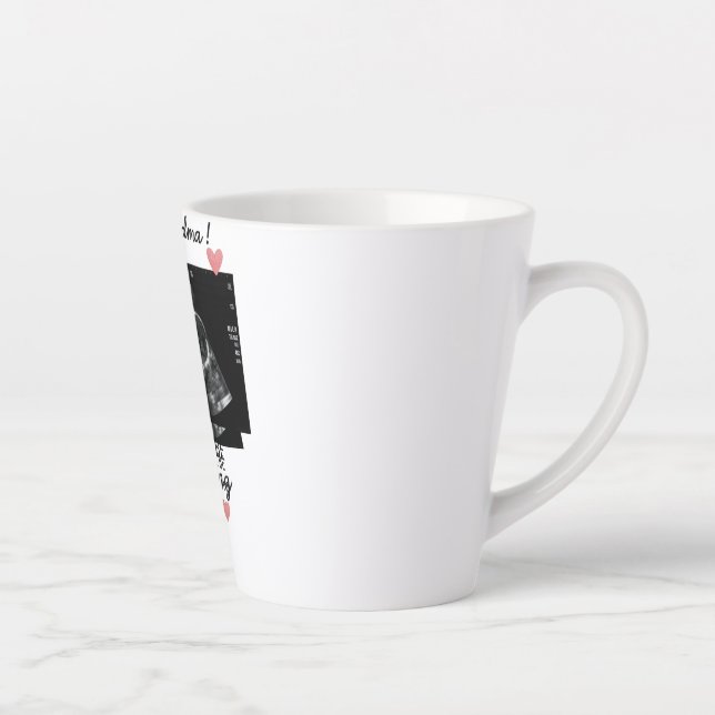 Latte Tasse d'annonce de grossesse Hi Grand-mère | Échog (Droite)