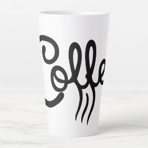 Latte Tasse d'art du café minimaliste - Décoration de cu