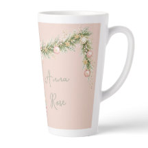 Tasse de ballet Casse-Noisette à l'aquarelle rose