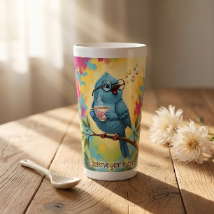 Latte Tasse de café au lait Cozy Bird
