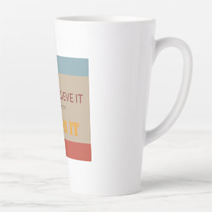 Latte tasse de café de football américain