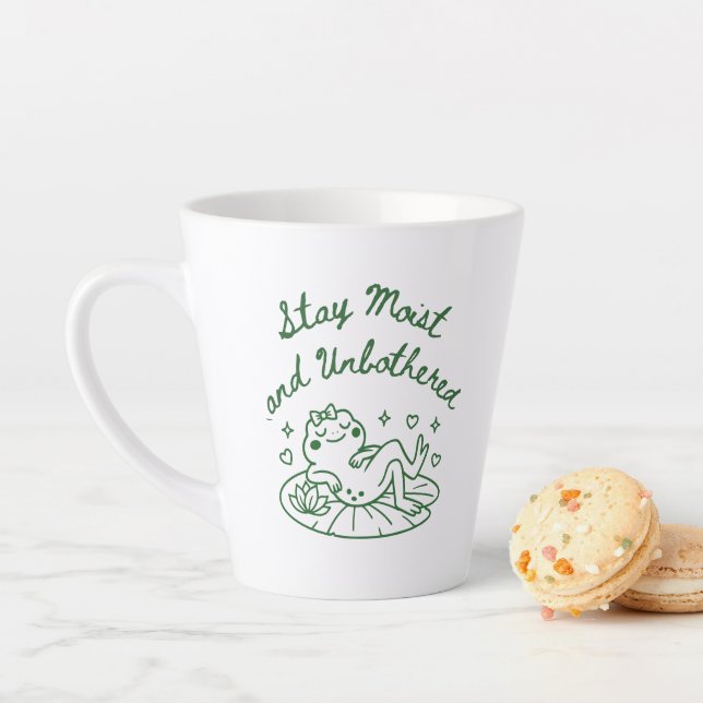 Latte Tasse de café drôle de grenouille Cadeau (En situation)