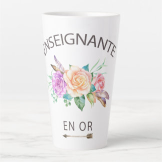 Latte Tasse de café enseignante en