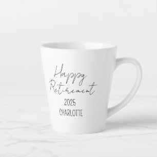 Latte Tasse de café personnalisée pour la retraite, Joye