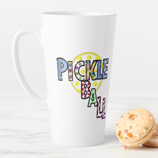Latte tasse de café Pickleball (En situation)