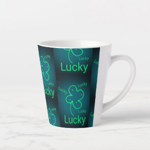 Latte Tasse de café R U Feeling Lucky
