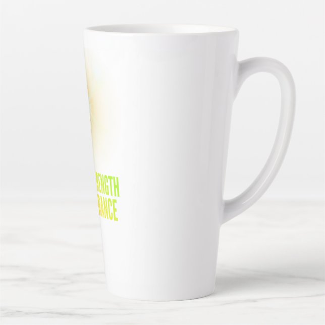 Latte Tasse de conception numérique Espoir et Force Pers (Droite)