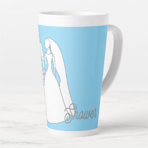 Latte Tasse de douche de mariée