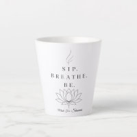 Tasse de pleine conscience Sip Breathe Be Zen Lotu
