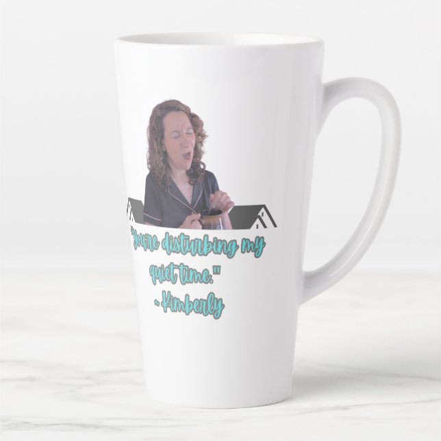 Latte Tasse de temps calme (Droite)