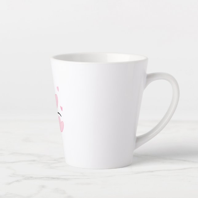 Latte Tasse de typographie AMOUR (Droite)
