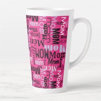 LATTE TASSE GRANDE CADEAU DE FETE DES MERES CAFE MAMAN M