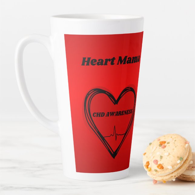 Latte Tasse Heart Mama (En situation)