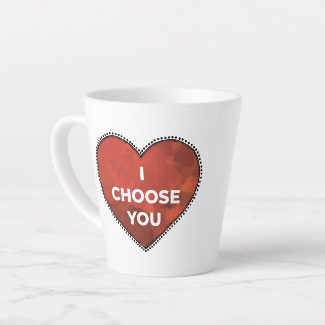 Latte Tasse Je Te Choisis (Angle gauche)