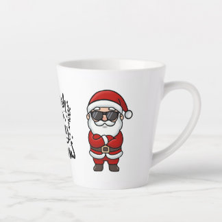 Latte Tasse Joyeux Noël - Père Noël cool