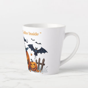 Latte Tasse Magique Citrouille Effrayante