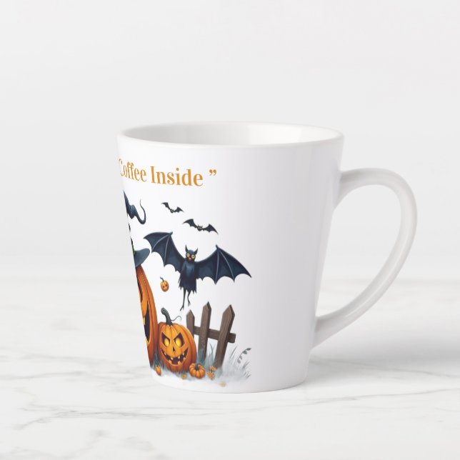 Latte Tasse Magique Citrouille Effrayante (Droite)