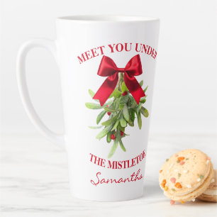 Latte Tasse Noël Country Rustique Grand Format
