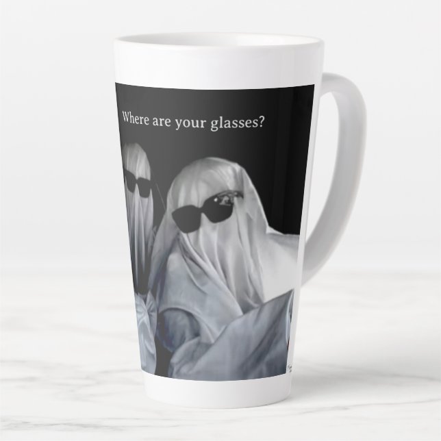 Latte Tasse Où sont tes lunettes? (Angle droit)