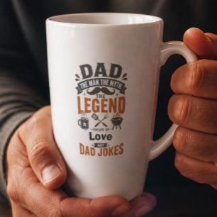 Latte Tasse Papa L'Homme Le Mythe La Légende