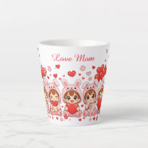 Tasse personnalisée d'amour | Cadeau de la fête de