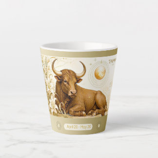 Latte Tasse petit lait Art nouveau Lily Taureau
