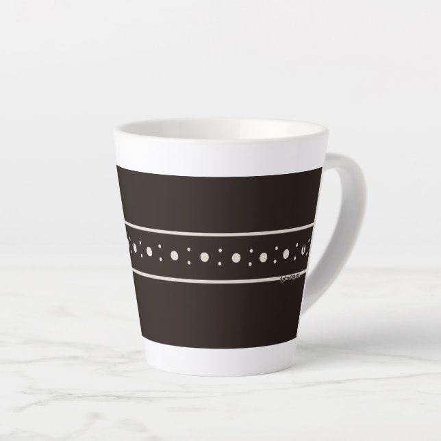 Latte Tasse Relax Figdewdrop Noire BlinkyBat petit Café  (Angle droit)