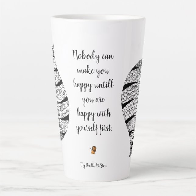 Latte Tasse spéciale à café (Devant)