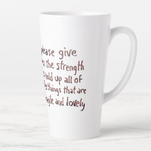 Latte Tasse Things Fragile and Lovely