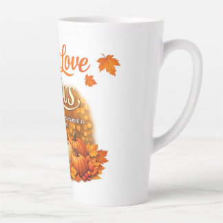 LATTE TOMBEZ AMOUREUX DE JÉSUS TASSE AVEC VERSET KJV