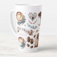 Un grand amour de tasse à café est en train de se