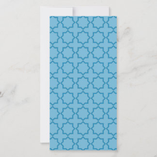 Lattice marocain arabe en bleu de Denim